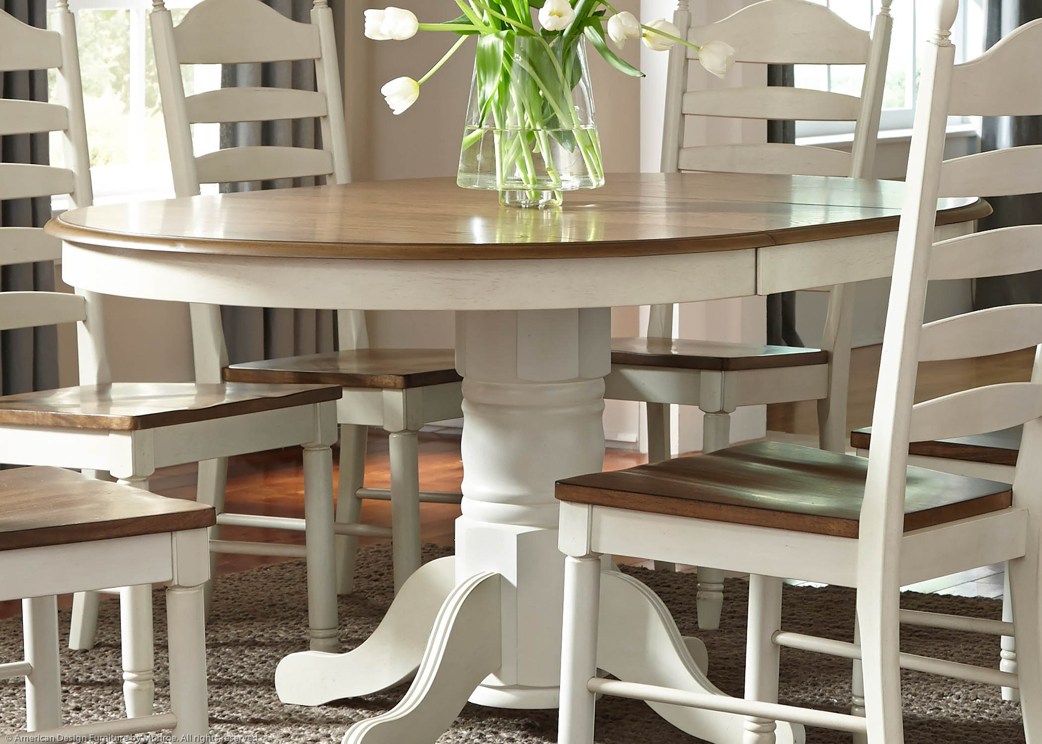 Enfield Casual Table Pic 1 (Heading Pedestal Table)